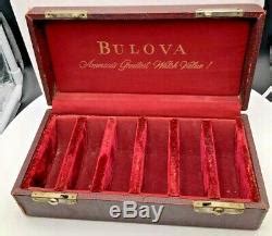 bulova case with metal trim box|Bulova Watch Boxes & Cases for sale .